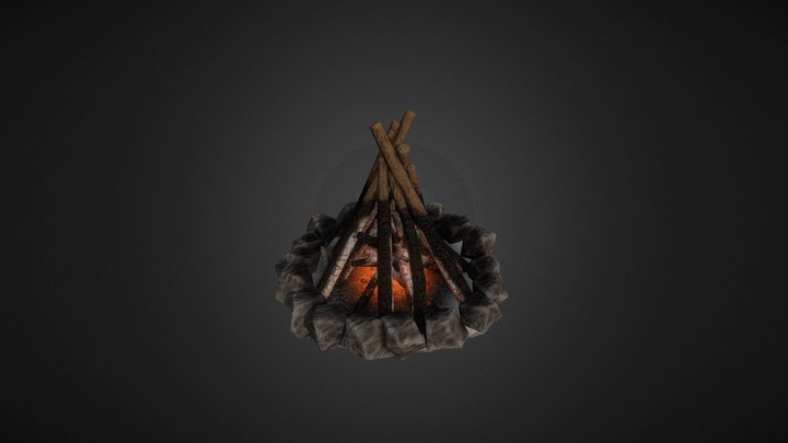 Campfire (Game-ready) 3D Model