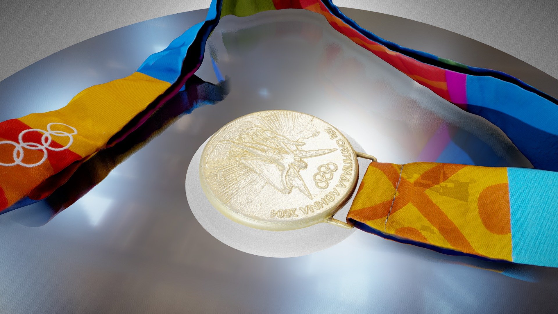 Olympic Gold Medal Won By Robert Korzeniowski - Download Free 3d Model 