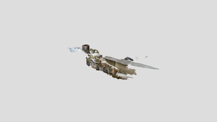 中島取水口 3D Model