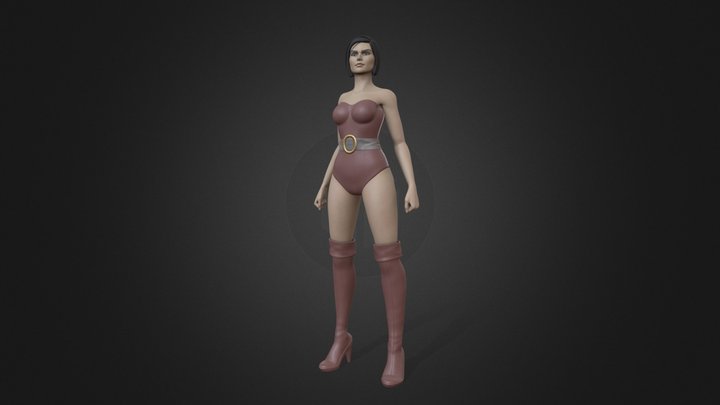 Female Character 3D Model