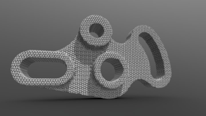 Bracket Beams Out 3D Model