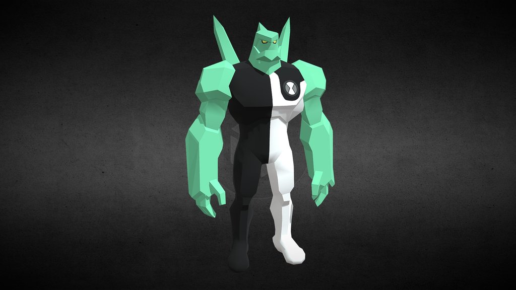 Diamondhead (Classic) – Low Poly | Ben 10