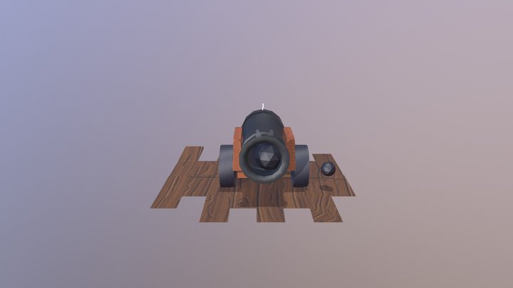 37 - Canhão 3D Model