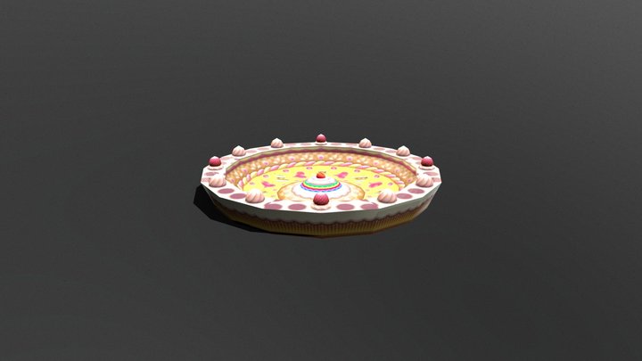 Mario Kart DS - Tart Top 3D Model