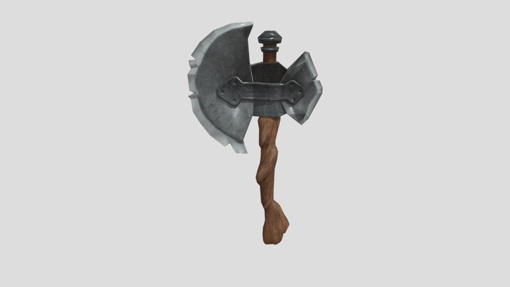 Stylized axe 3D Model