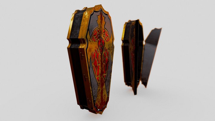 Vampiric Coffin Lootbox 3D Model