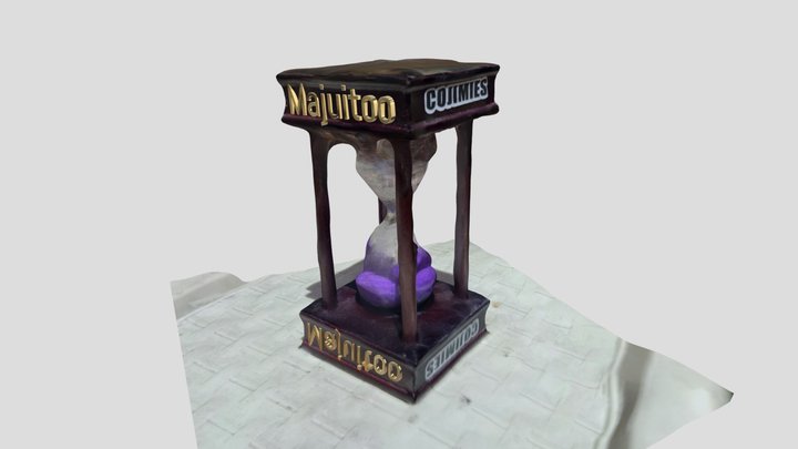 Sand-hourglass_by_Majuitoo 3D Model