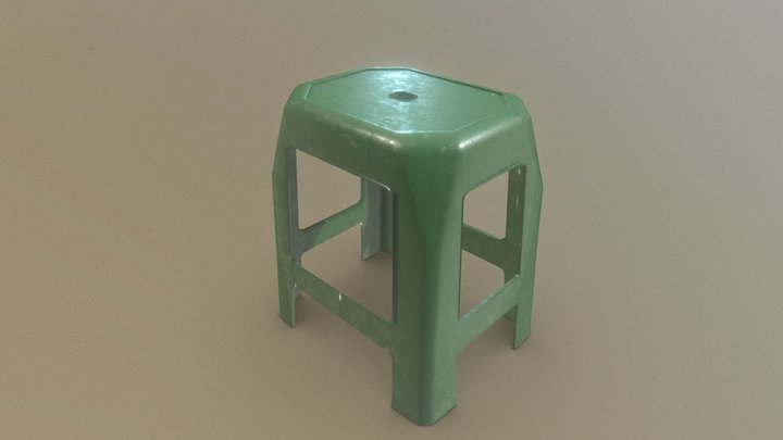 plastic_stool 3D Model