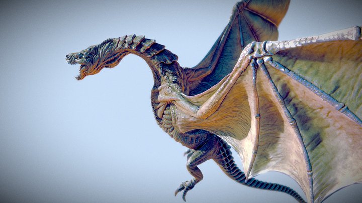 Dragon (Low Poly) 3D Model