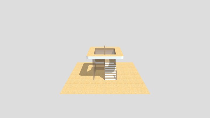 DRAWING SHOWING NO WALL BETWEEN STAIRS 3D Model
