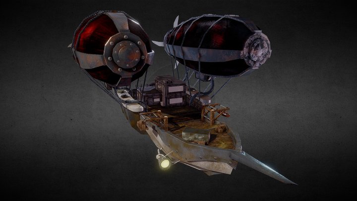 Zeppelin Environment 3D Model