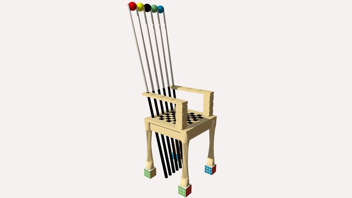 Stolica Kralja Igara- Vukašin Rajlić 3D Model