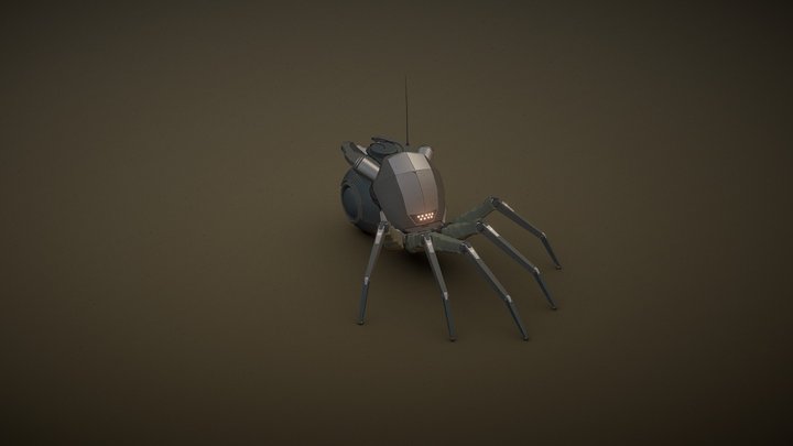PREVIEW_MECH_SPIDER 3D Model