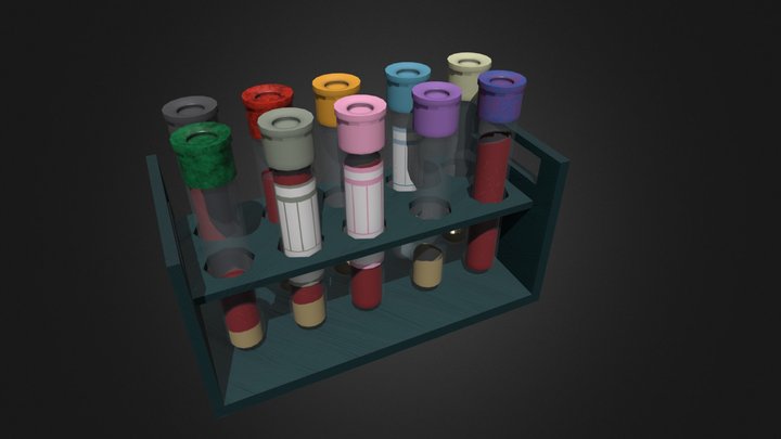 TestTubes 3D Model
