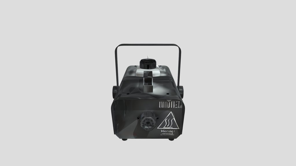A black fog machine