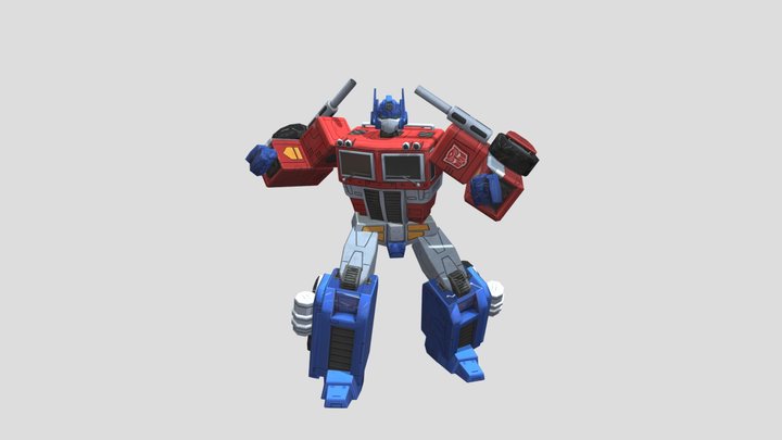 Optimus Prime_transformers earth wars model 3D Model
