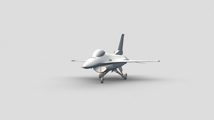 F-16 Mesh 3D Model