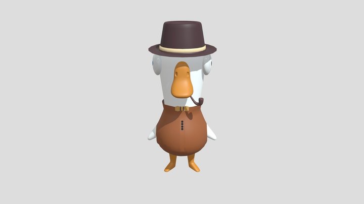 Detactive_ Ducky 3D Model