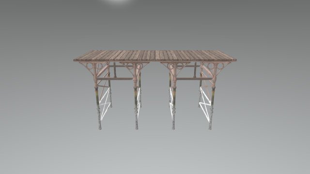 Sea Pier 3D Model