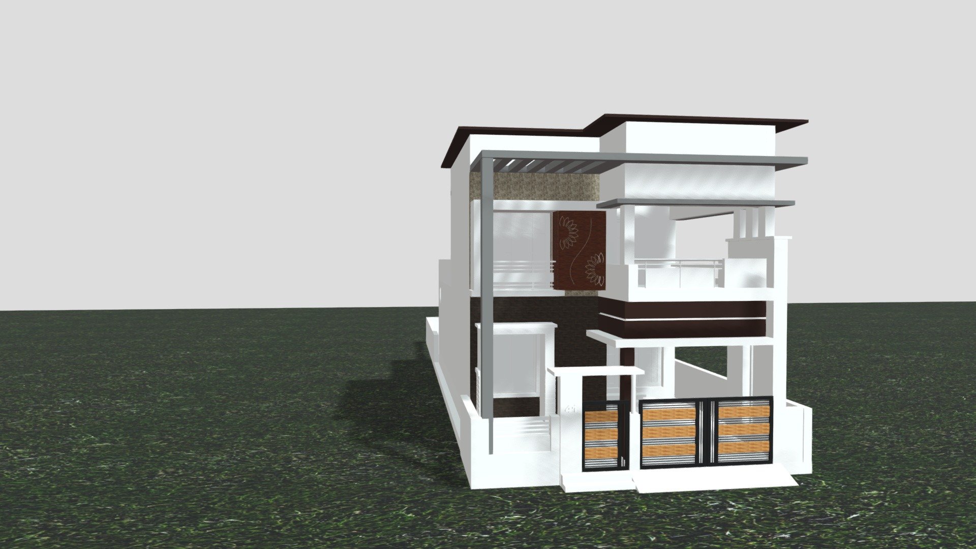 G+1 Home with compound and gate