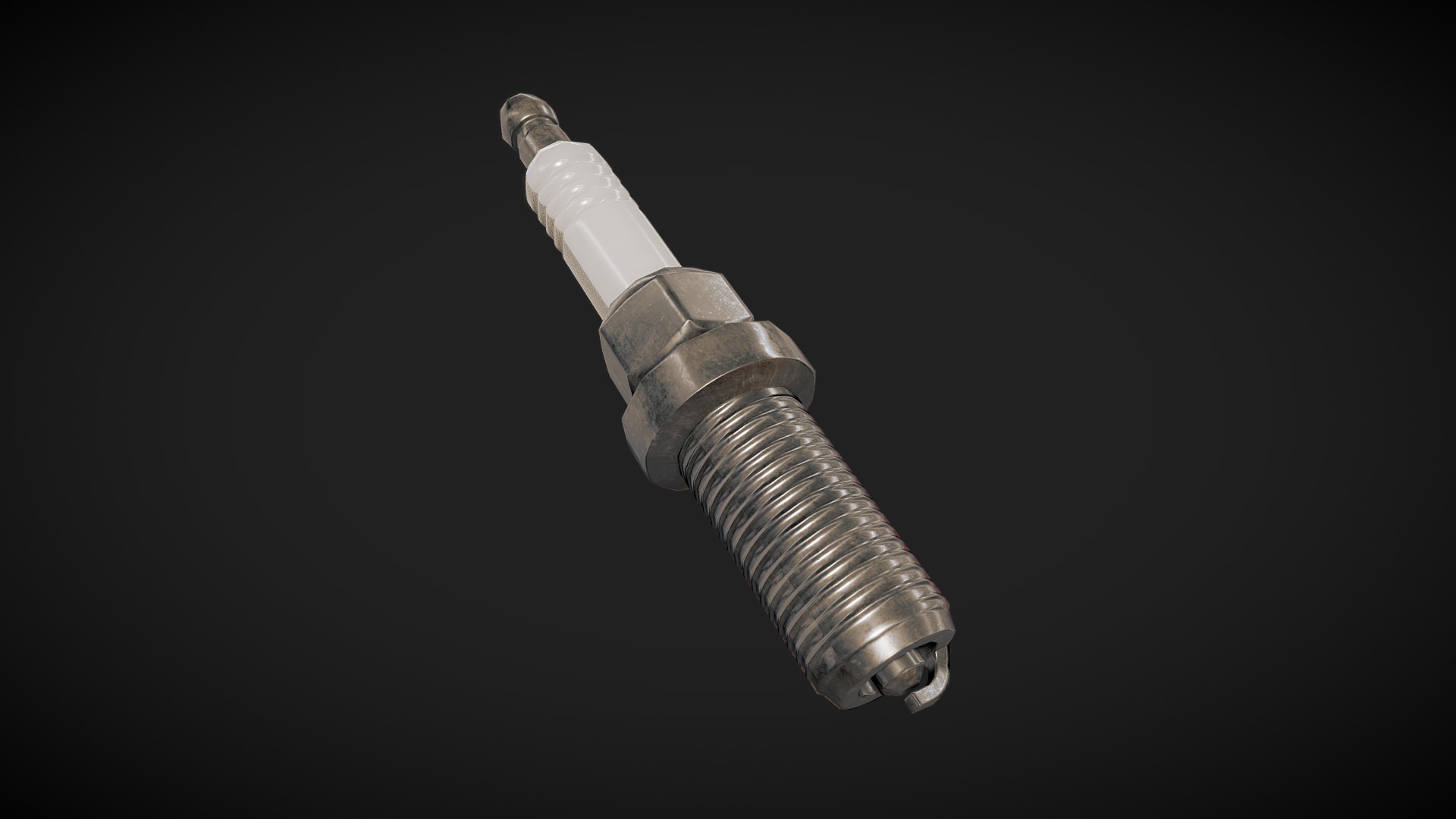 3D model Spark Plug - This is a 3D model of the Spark Plug. The 3D model is about a close-up of a syringe.