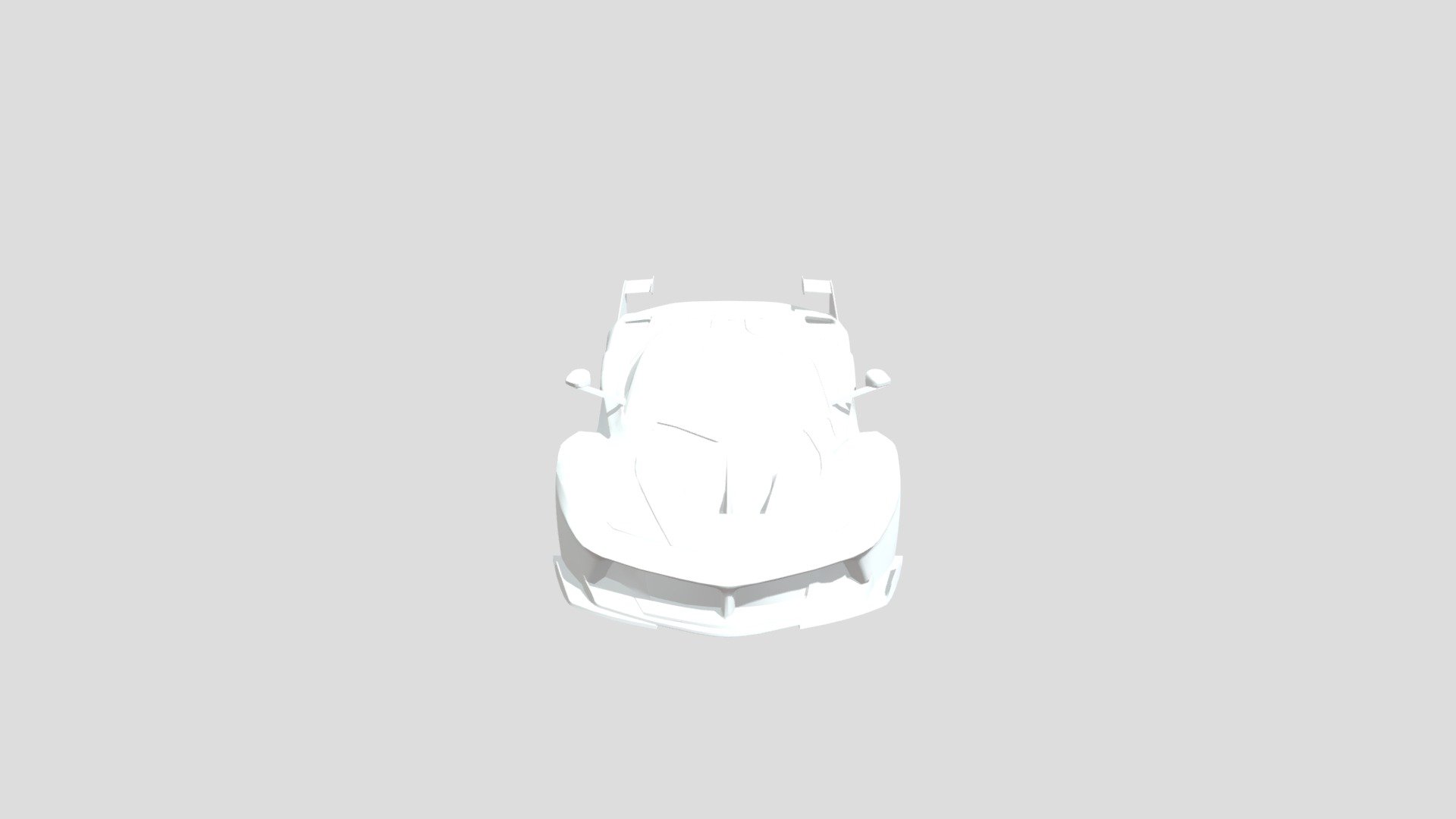 Ferrari FXX K untexured STL