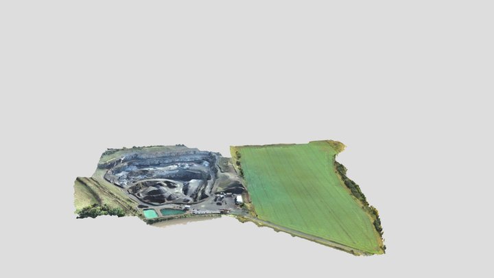 Quarry and Field 3D Model