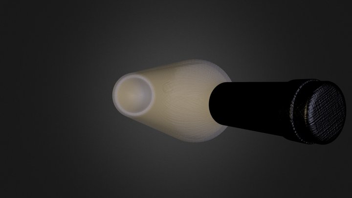Wine bottle 3D Model