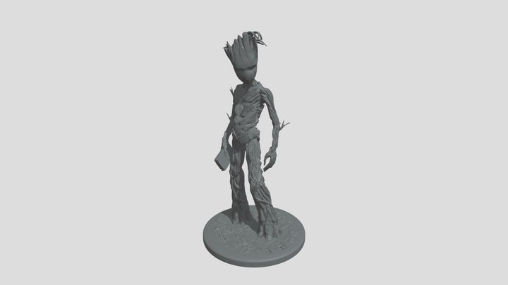 Groot Teenager 3d print model avengeres 3D Model