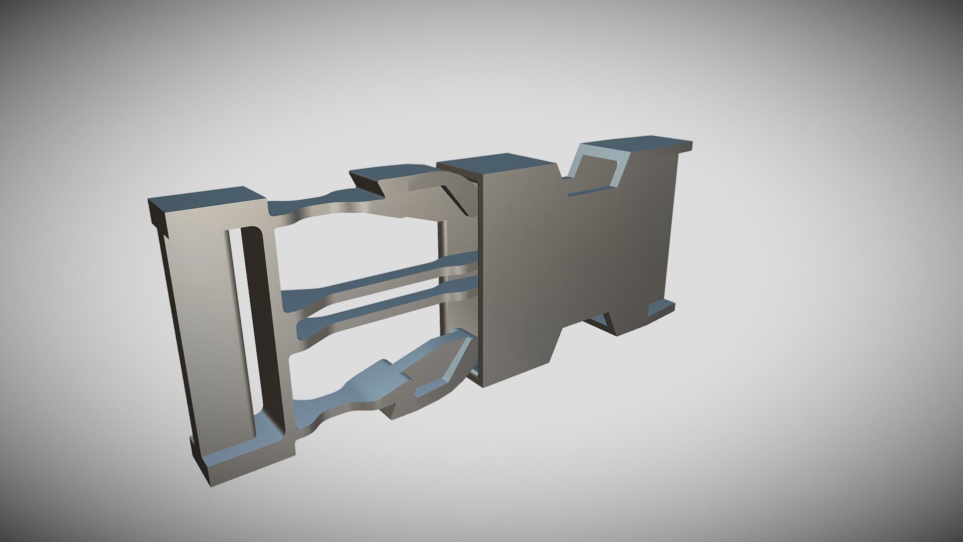 Side Release Buckle Download Free 3D model by AnsysLearn [2f8e7ce] Sketchfab