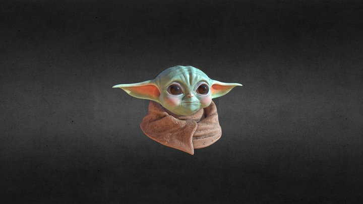 BABY YODA 3D Model