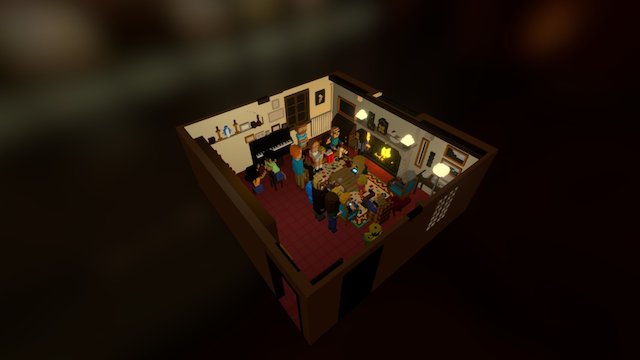 Salon 3D Model