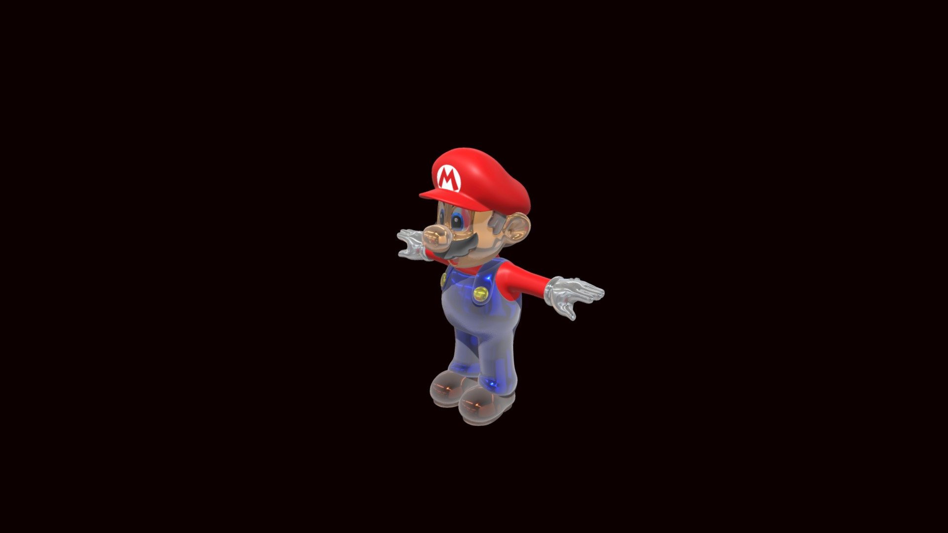 sm64marioNoSubdivision - 3D model by crashjordan21 [2f8fc4f] - Sketchfab