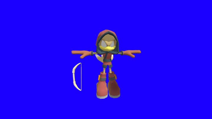Bow Sparrow 3D Model