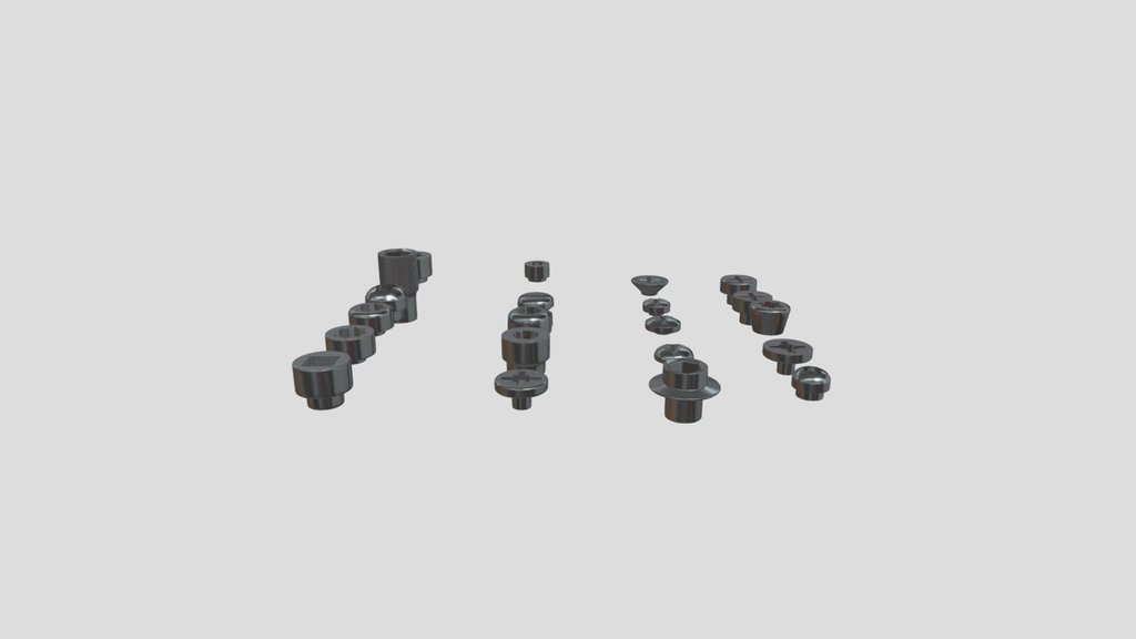 Assorted Screw Head Profiles