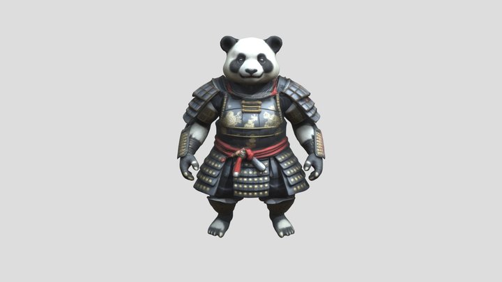 FREE panda bear samurai