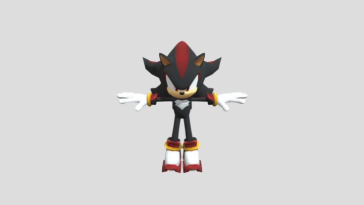 shadow the hedgehog 3D Model