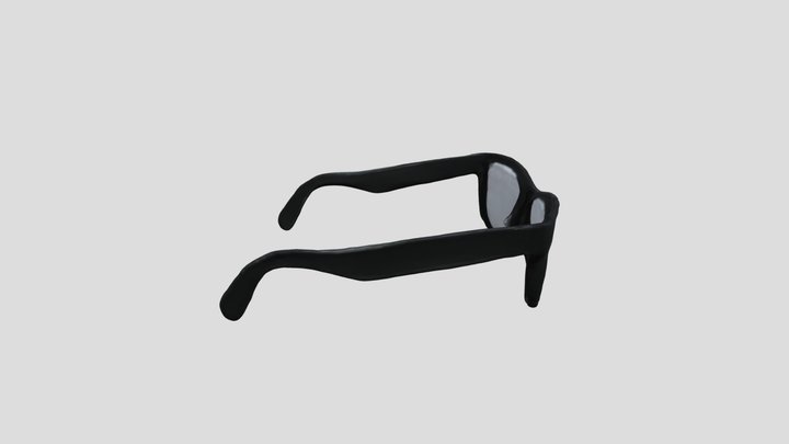 Black Glasses 3D Model