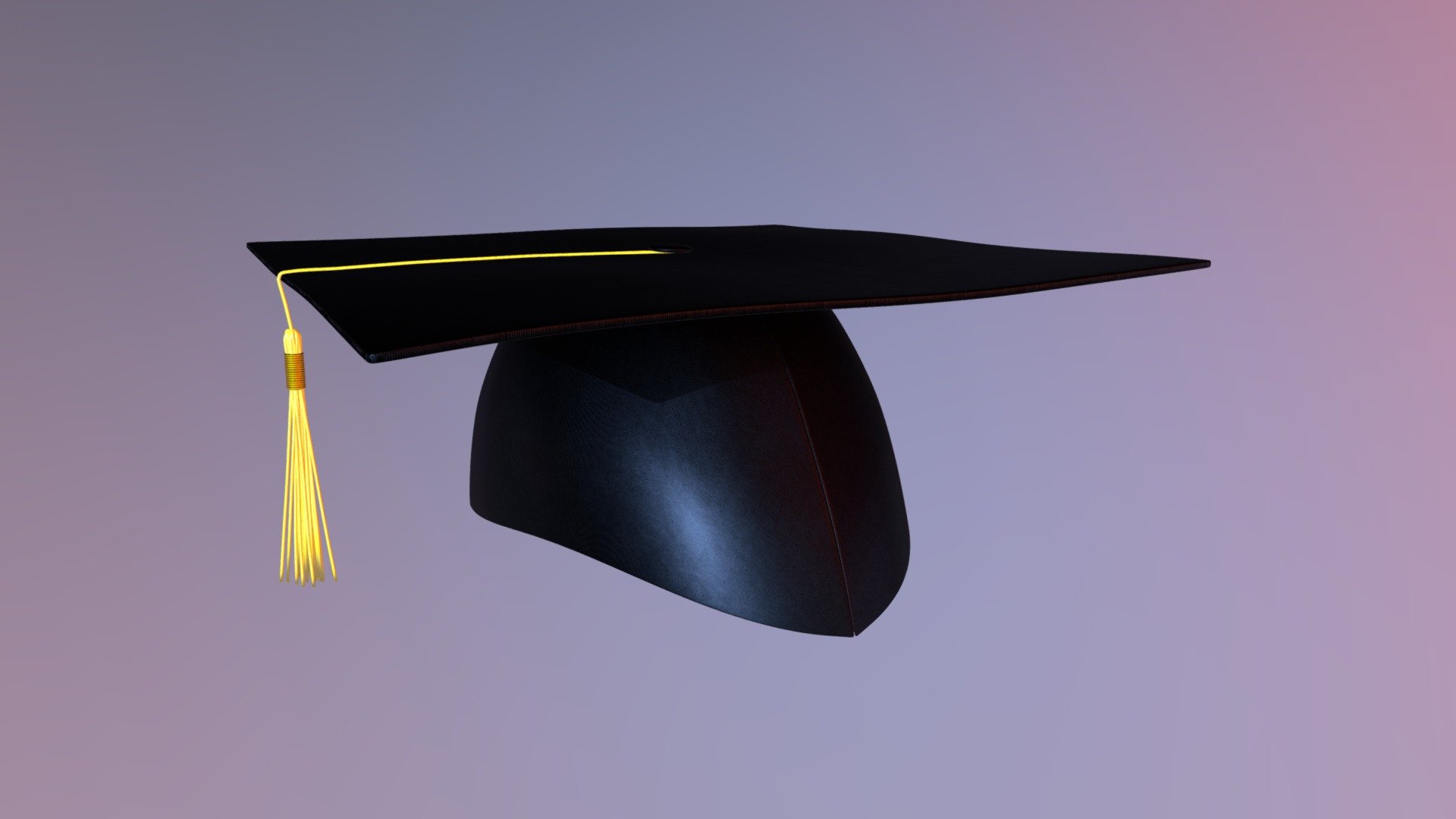 Mortarboard Graduation Hat Download Free 3d Model By Dupremium3d