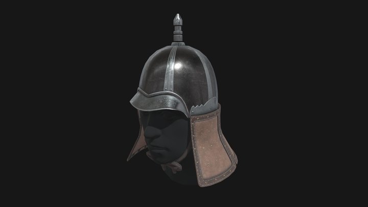 Procedural helmet test 11 – Modello 3D gratuito STL