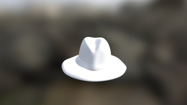Sombrero Borsalino 3D Model
