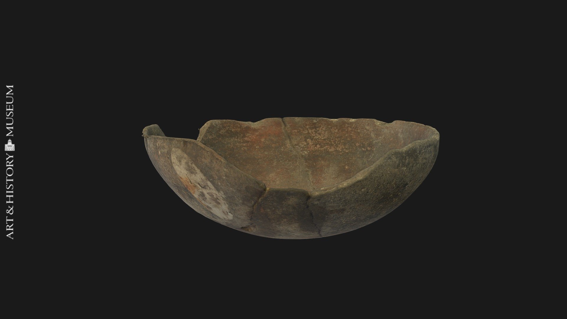 Bowl with conical base and flaring rim