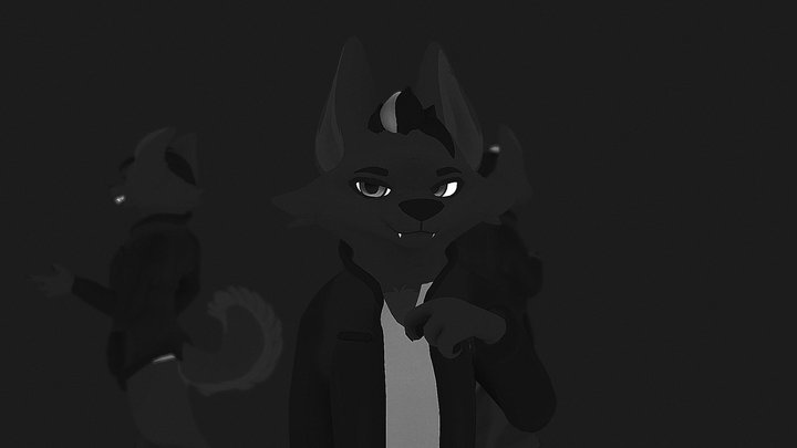 Llyulf 'Leo' Kalayo (B&W) 3D Model