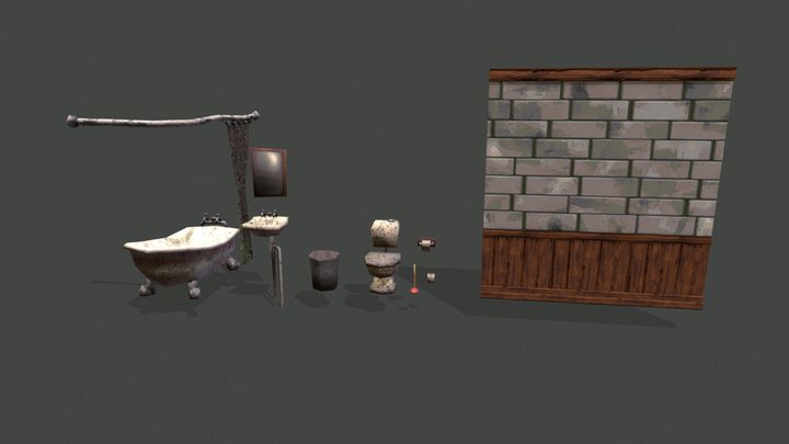 DES207 Bathroom 3D Model