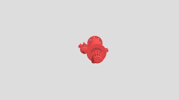 Slurry Pump Assy 3D Model