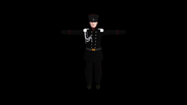 Tier 1: General officer 3D Model
