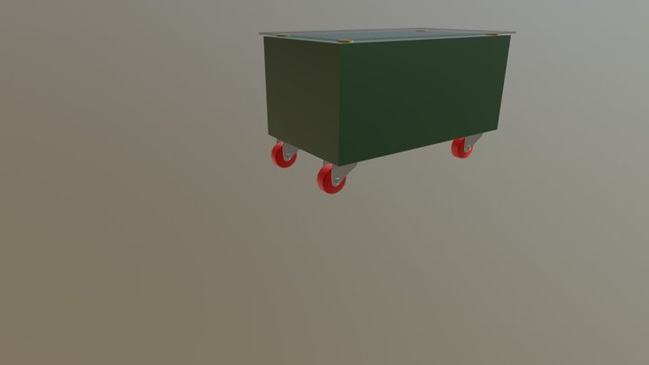 Coffee Table Chest 3D Model