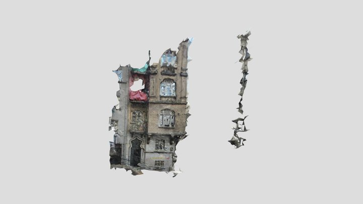 Renkli Cephe 3D Model