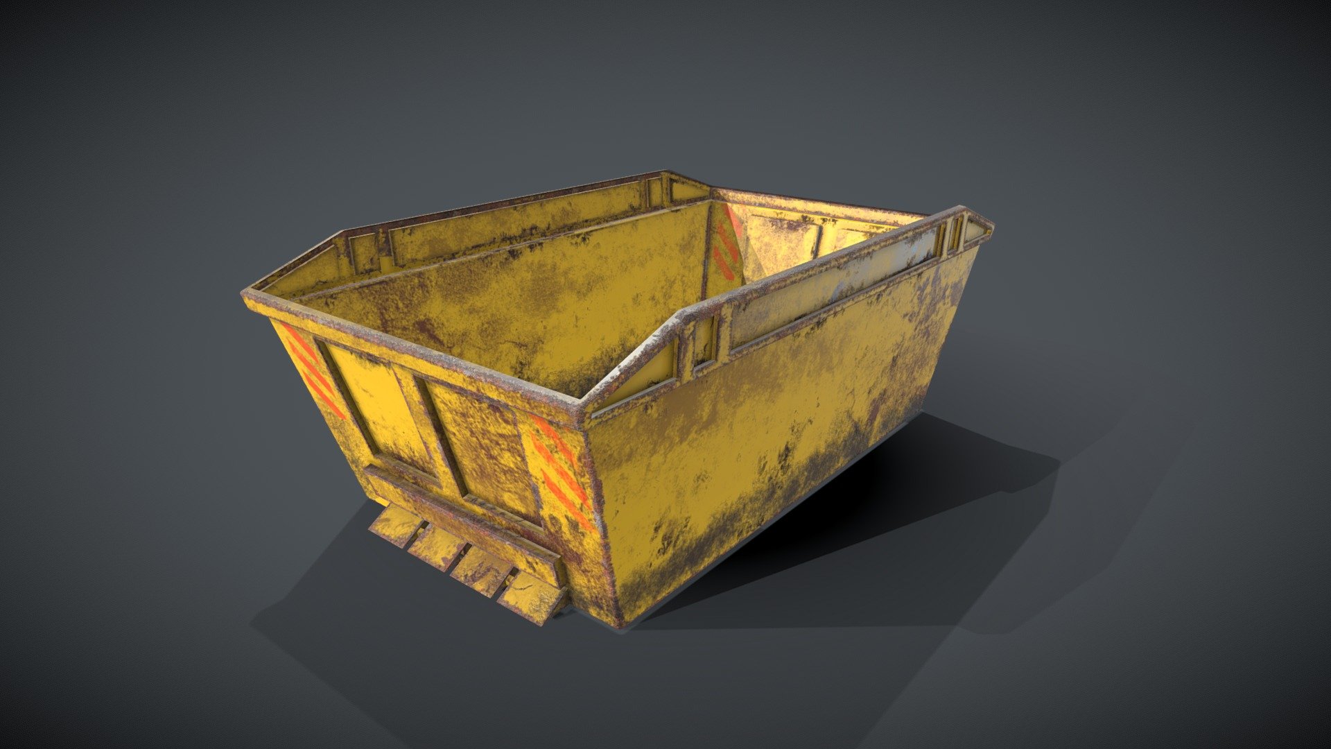 Old rubbish Skip
