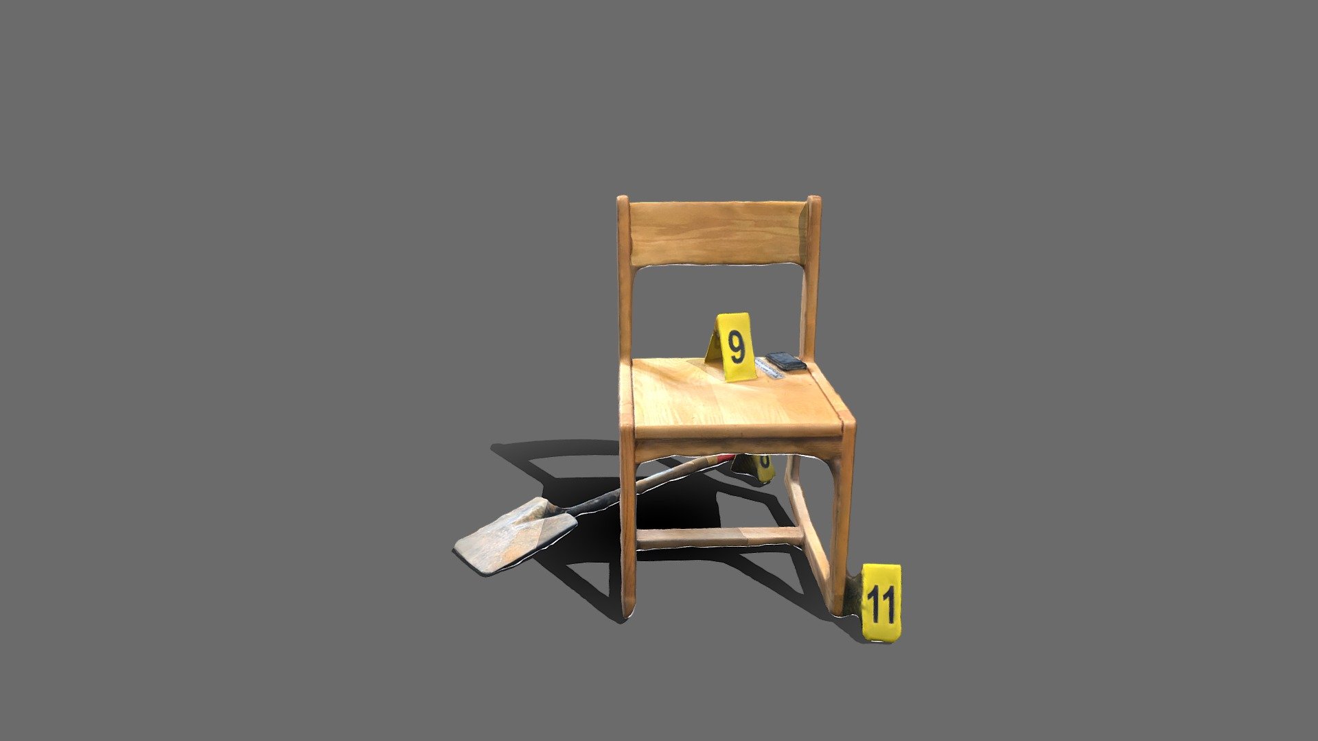 3D Scan of Mock Crime Scene - Scan C - 3D model by CinnamonTaxx ...